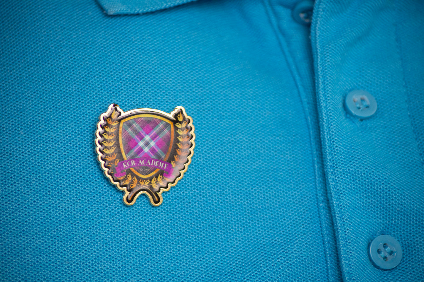 KCR Logo Ceramic Pin Badge